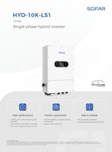 Sofar 10kW IP66 Hybrid Inverter Single Phase - Image 2